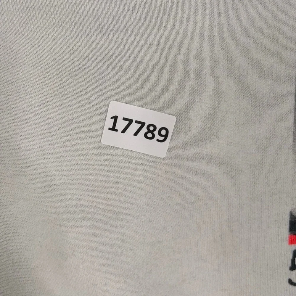 Vintage Levis Sweatshirt Mens Small White 501 Blues Pullover Double Sided 1988